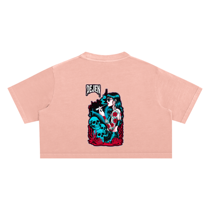 REPACKED Snow Washed Crop Top