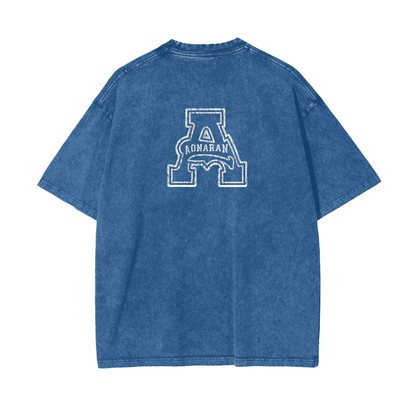 Aonaran Love Oversize Snow Washed T-Shirt (LIMITED)
