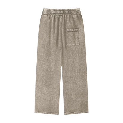 killakyls Snow Washed Straight Leg Pants
