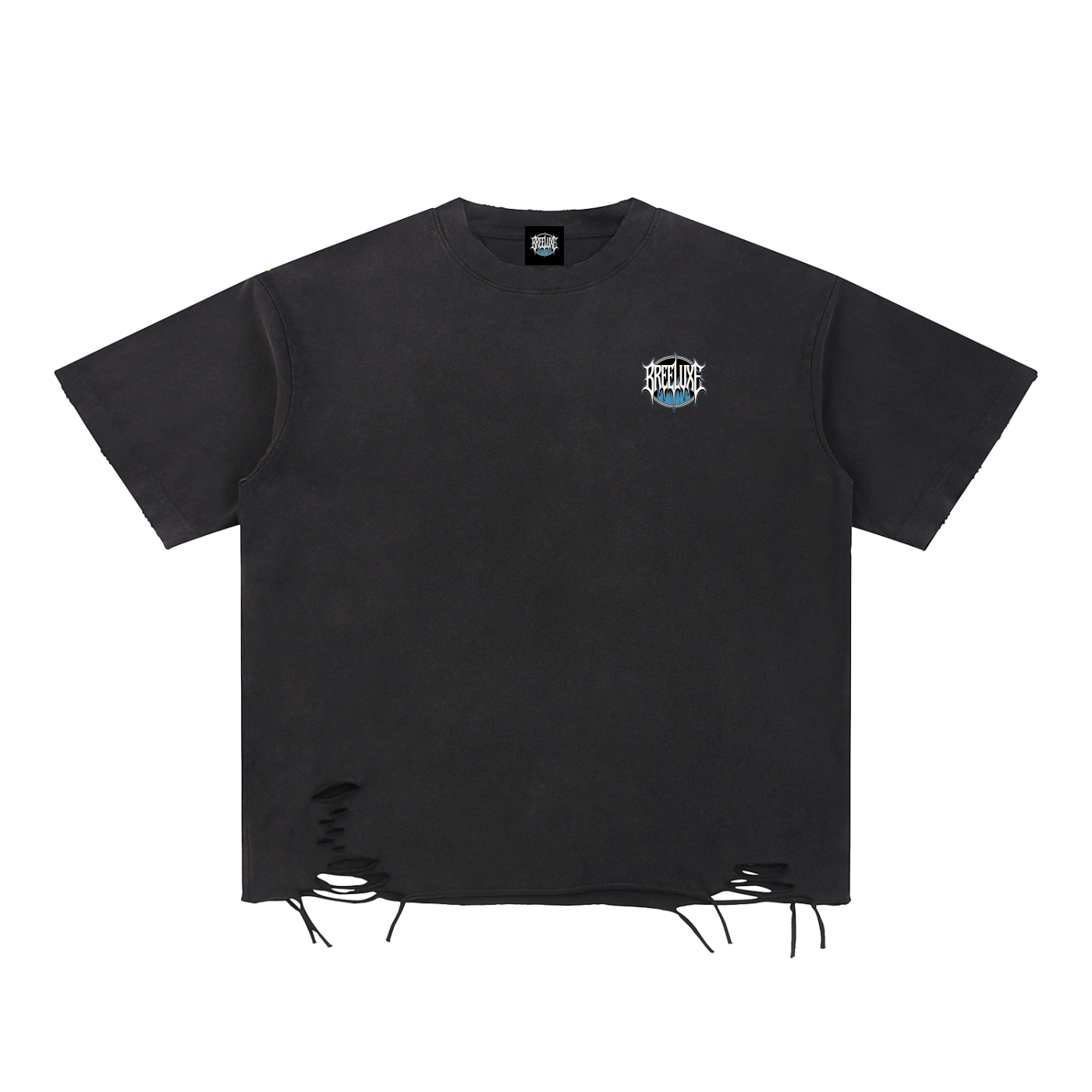 BreeLuxe Season 2 Snow Washed Raw-Hem T-Shirt