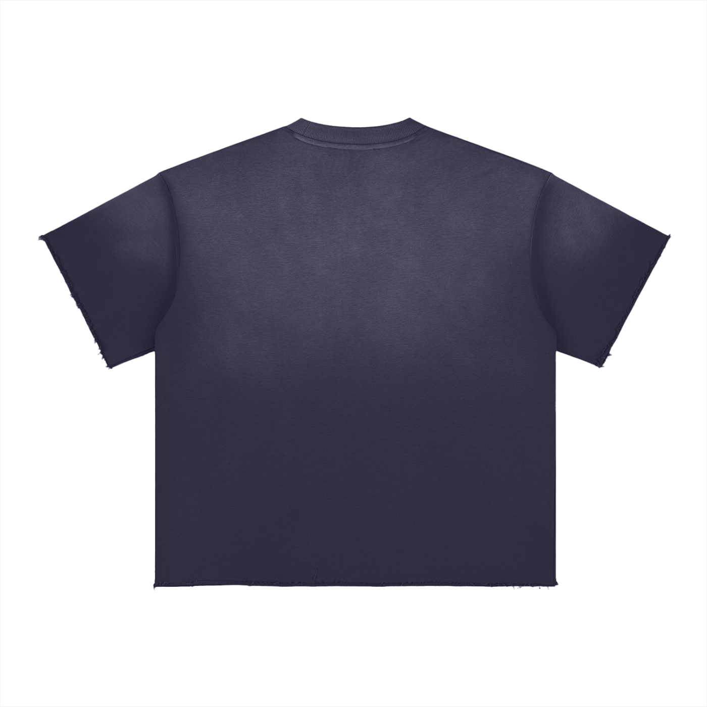Aonaran 1 OFF Sun Fade Raw Edge T-Shirt