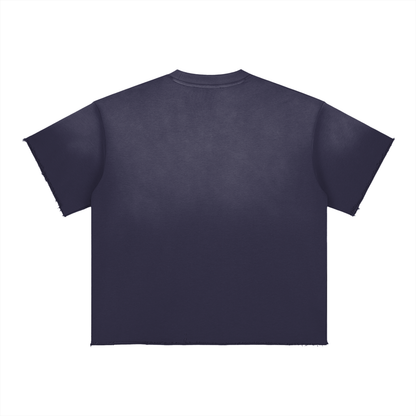 Aonaran 1 OFF Sun Fade Raw Edge T-Shirt