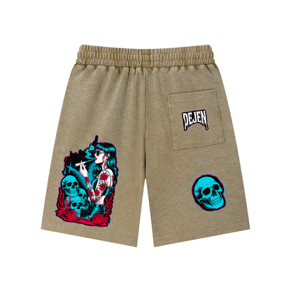 REPACKED Mineral Wash Waffle Knit Shorts