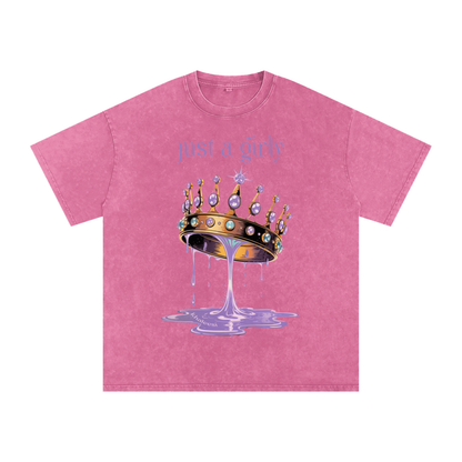 Khaleesi Acid Wash Oversize T-Shirt