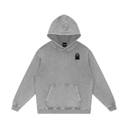 Mellaae Snow Washed Loose Cotton Hoodie