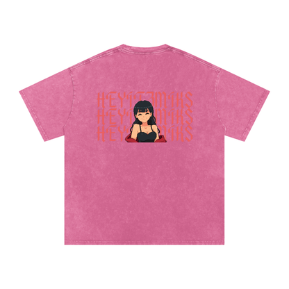 HeyItzMiks Acid Wash Oversize T-Shirt