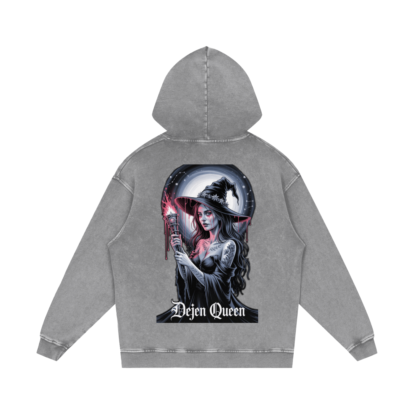 Dejen Season 3 Acid Wash Oversize Hoodie