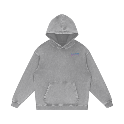 BaddieBreezy Acid Wash Oversize Hoodie