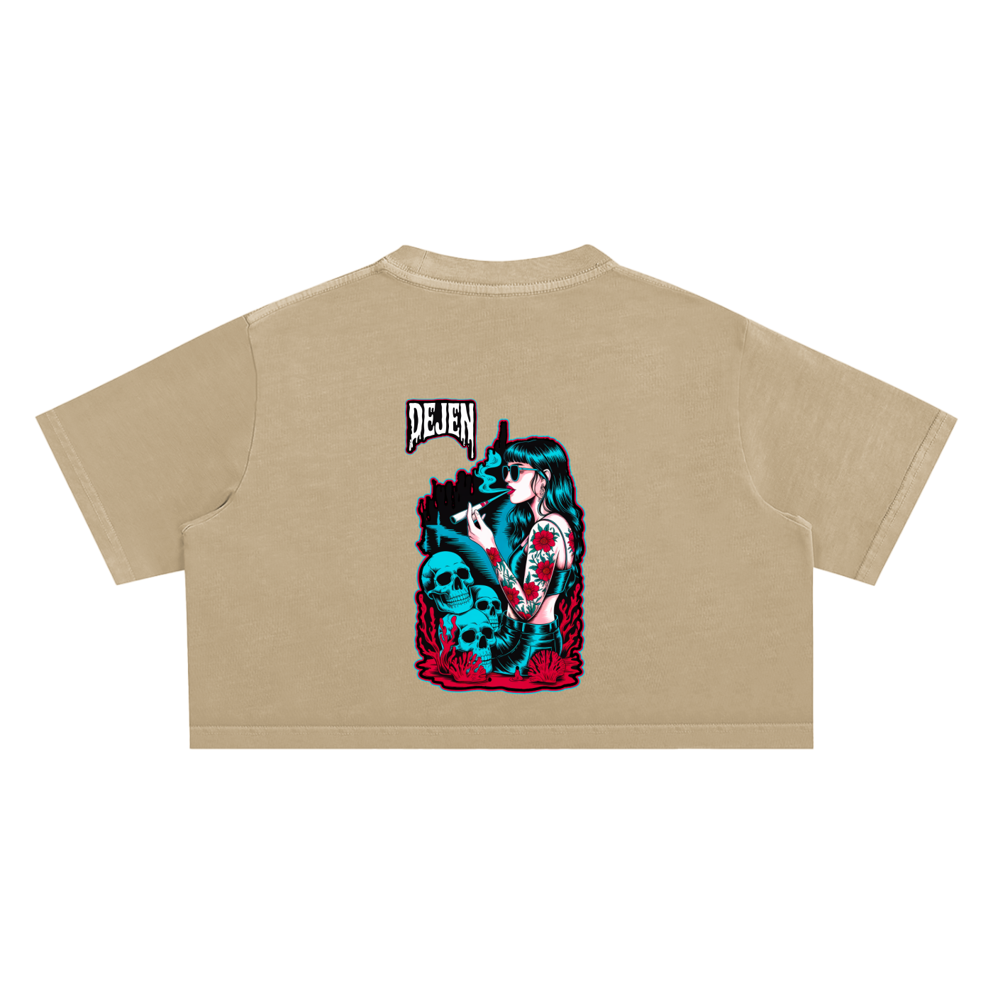 REPACKED Snow Washed Crop Top