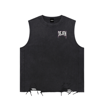 REPACKED Snow Washed Raw-Hem Tank Top