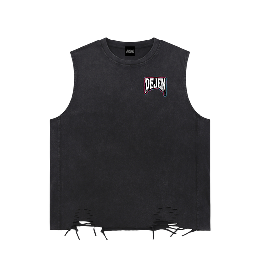 REPACKED Snow Washed Raw-Hem Tank Top