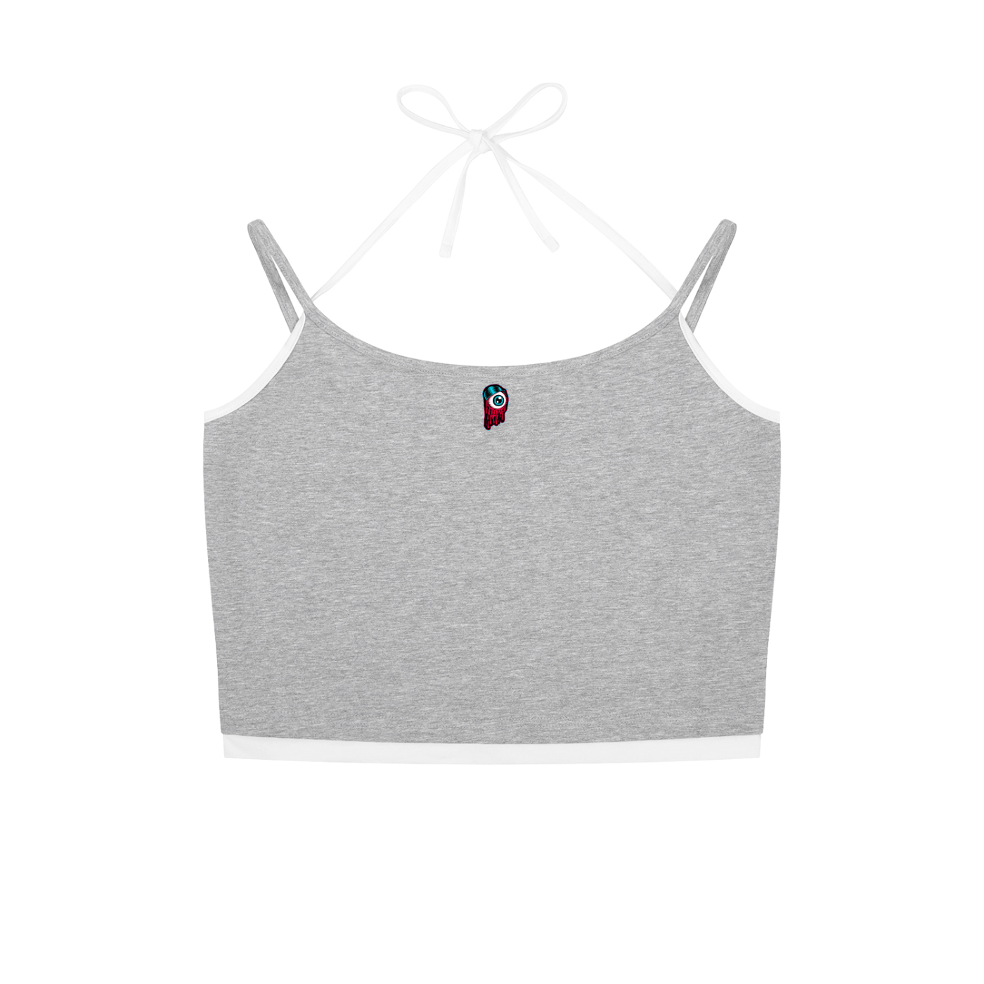 REPACKED Contrast Binding Halter Tank Top