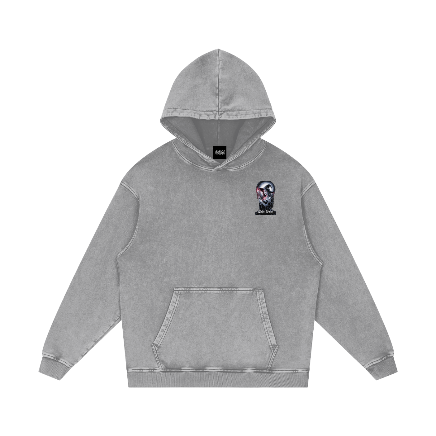 Dejen Season 3 Acid Wash Oversize Hoodie