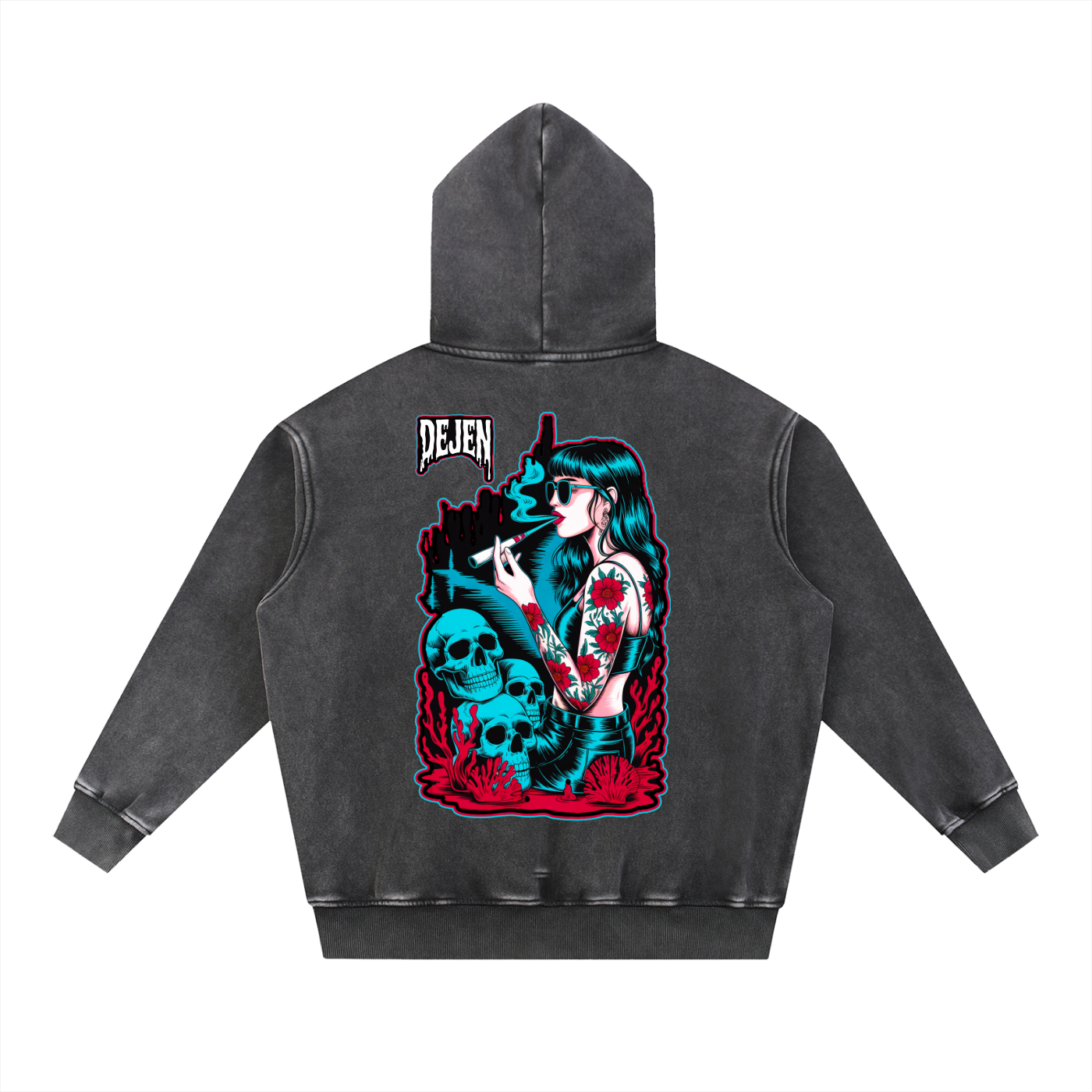 REPACKED Snow Wash Fleece Oversize Hoodie
