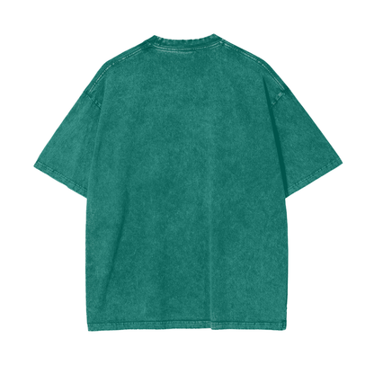 BadWolfRose Oversize Snow Washed T-Shirt