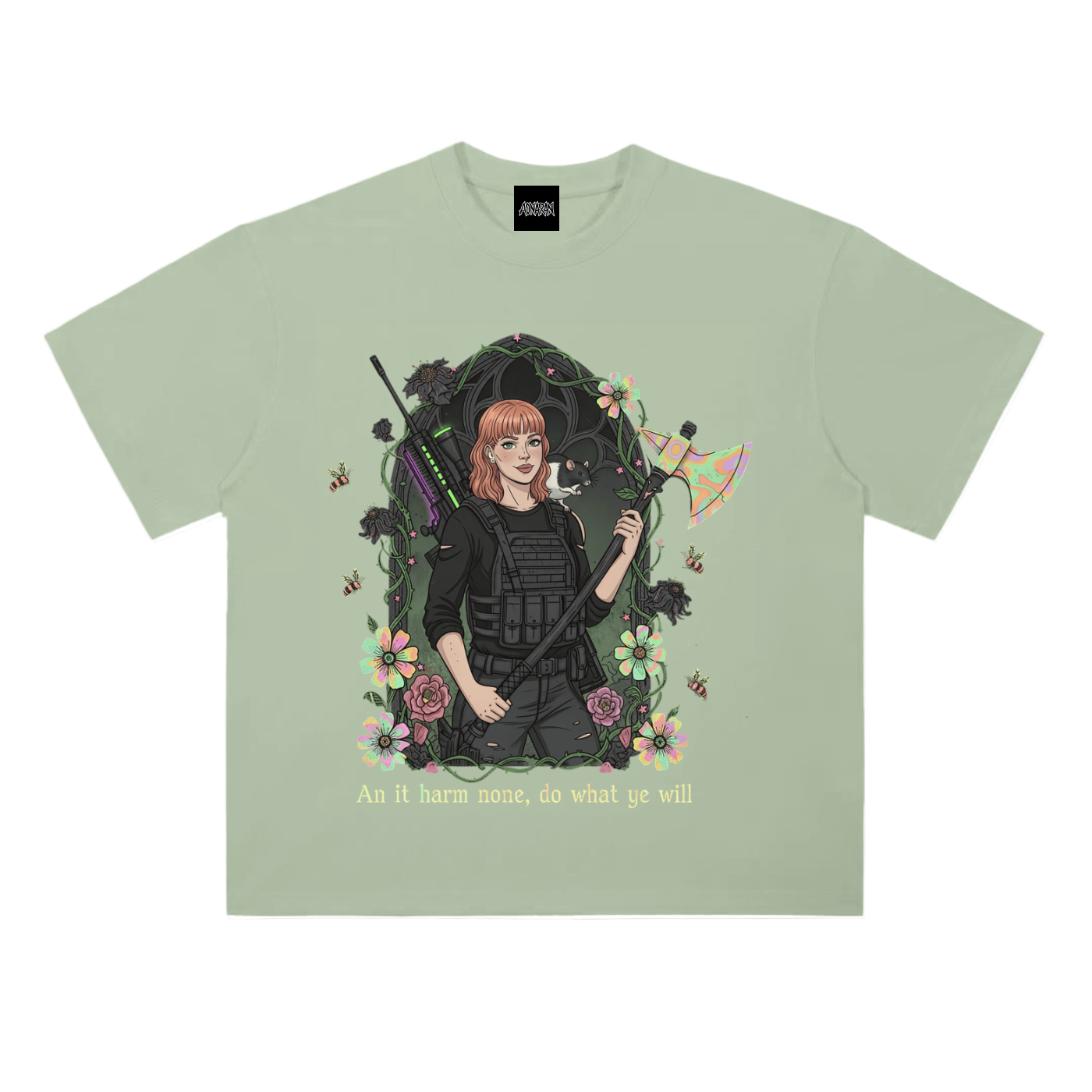 HeyBrontee Heavyweight Drop Shoulder Cotton T-Shirt