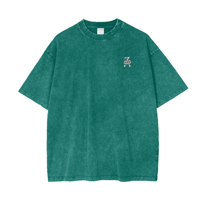 Aonaran Reversed Oversize Snow Washed T-Shirt