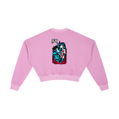 REPACKED Vintage Washed Cropped Sweatshirt