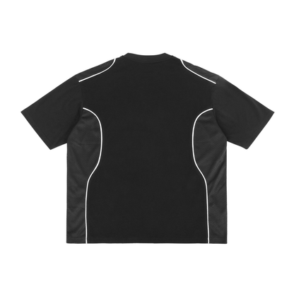 Aonaran Varsity Contrast Piped Panel T-Shirt