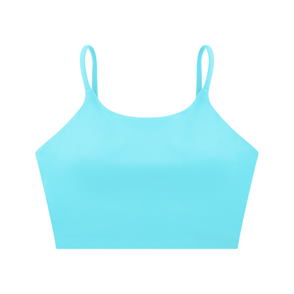 Aonaran Spaghetti Strap Yoga Sports Bra